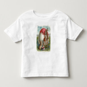 T-shirt Pour Les Tous Petits Lapins peignant un oeuf