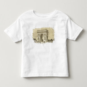 T-shirt Pour Les Tous Petits L'Arc de Triomphe, Paris, gravé par Auguste Bry