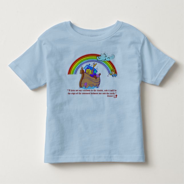 T-shirt Pour Les Tous Petits L'arche de Noé (Devant)