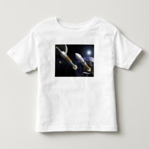 T-shirt Pour Les Tous Petits L'Ares je sers d'équipier le lanceur