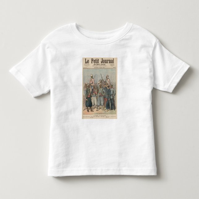 T-shirt Pour Les Tous Petits L'armée coloniale (Devant)
