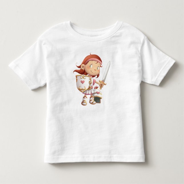 T-shirt Pour Les Tous Petits L'Armure de Dieu - Fille (Devant)