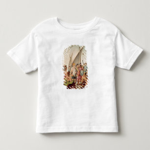 T-shirt Pour Les Tous Petits L'arrivée de Hernando Cortes au Mexique