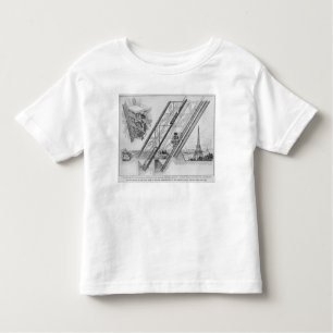 T-shirt Pour Les Tous Petits L'ascenseur d'Otis dans Tour Eiffel