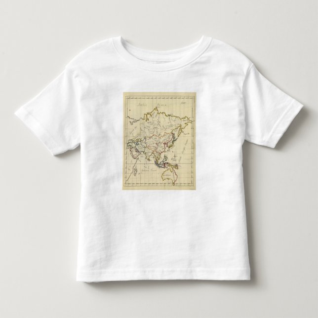T-shirt Pour Les Tous Petits L'Asie 15 (Devant)