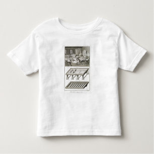 T-shirt Pour Les Tous Petits L'atelier et les outils d'un fabricant de miroir,
