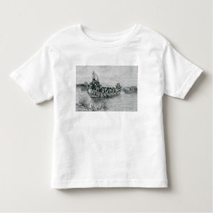T-shirt Pour Les Tous Petits L'atterrissage de Cadillac
