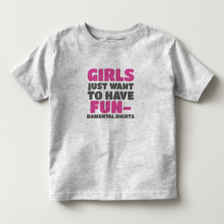 T-shirt Pour Les Tous Petits L'autonomisation des filles veulent avoir des droi