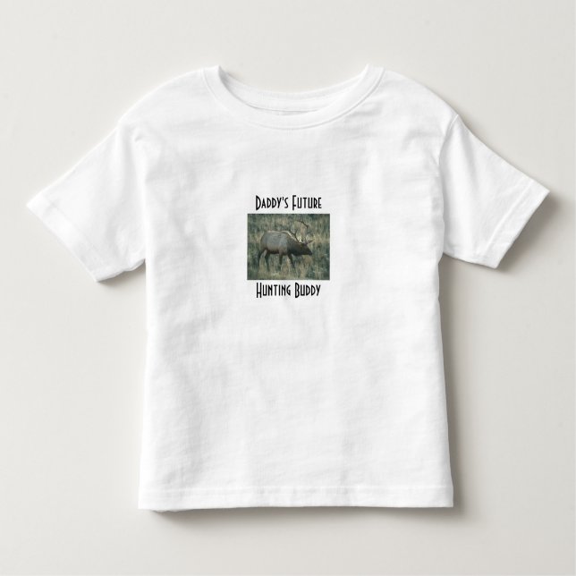 T-shirt Pour Les Tous Petits L'avenir du papa, chassant l'ami (Devant)