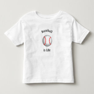 T-shirt Pour Les Tous Petits Le baseball est la vie