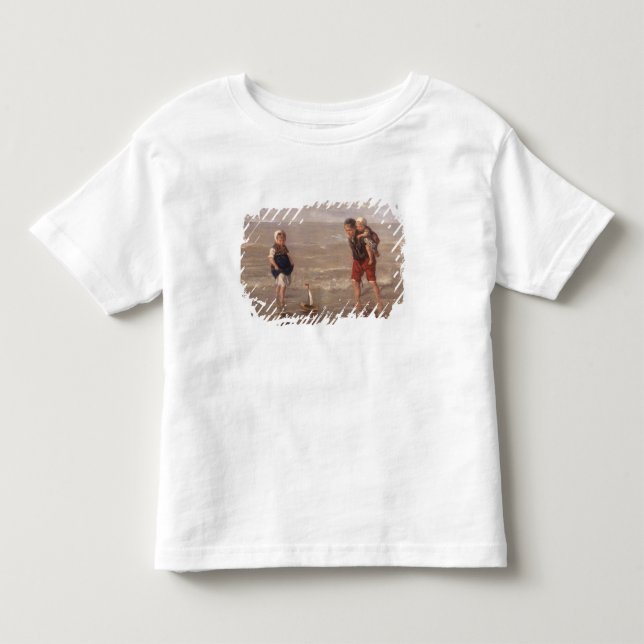 T-shirt Pour Les Tous Petits Le bateau de jouet (Devant)