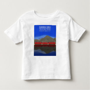 T-shirt Pour Les Tous Petits Le Bateau Rouge Maisons Sunndalsøra Norvège