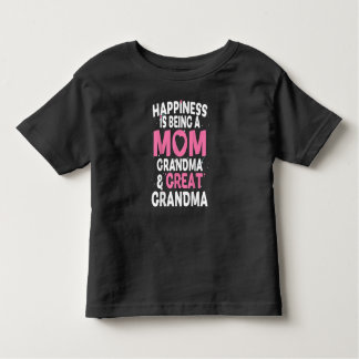 T-shirt Pour Les Tous Petits Le Bonheur Est D'Être Une Maman Grand Grand Grand-