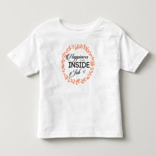 T-shirt Pour Les Tous Petits Le Bonheur Est Une Guerrière De Travail Intérieur