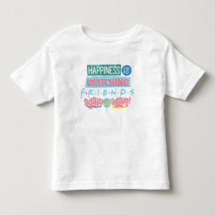 T-shirt Pour Les Tous Petits Le bonheur regarde les amis™ encore et encore