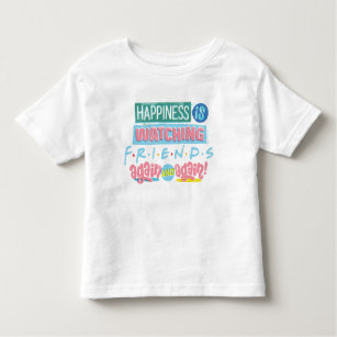 T-shirt Pour Les Tous Petits Le bonheur regarde les amis™ encore et encore