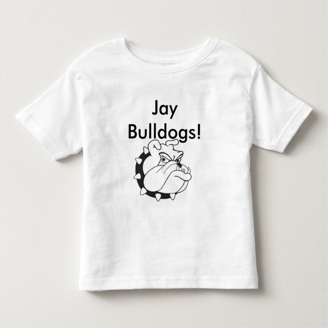 T-shirt Pour Les Tous Petits Le bouledogue dépiste la chemise (Devant)