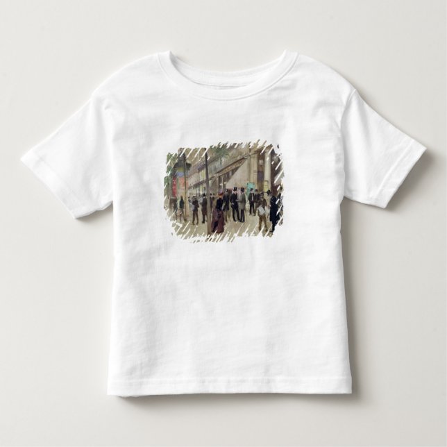 T-shirt Pour Les Tous Petits Le boulevard Montmartre (Devant)