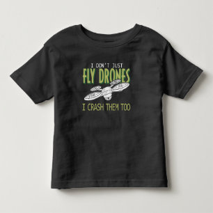 T-shirt Pour Les Tous Petits Le bourdon Multirotor pilote Quadcopter se brisent