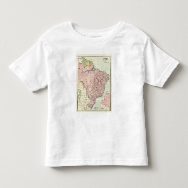 T-shirt Pour Les Tous Petits Le Brésil, Guyane (Devant)