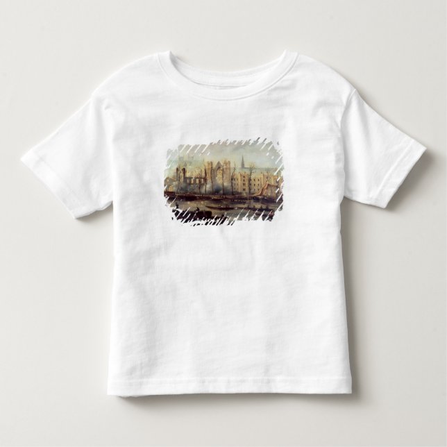T-shirt Pour Les Tous Petits Le Burning des Chambres du Parlement (Devant)