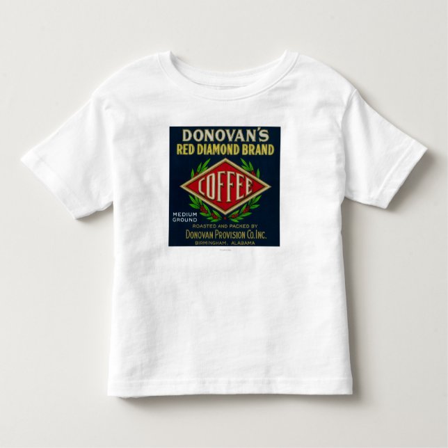 T-shirt Pour Les Tous Petits Le café LabelBirmingham, AL de Donovan (Devant)