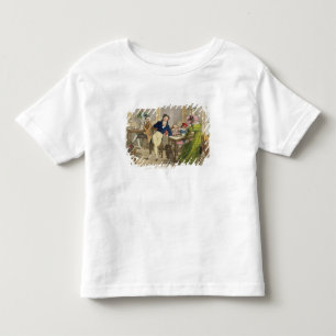 T-shirt Pour Les Tous Petits Le Cafe, pub. par Rodwell et Martin, 1820 (couleur