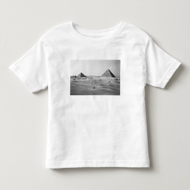 T-shirt Pour Les Tous Petits Le Caire Égypte, Pyramides de Gizeh (Devant)