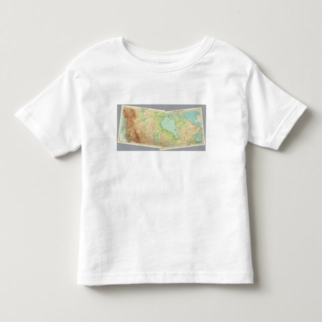 T-shirt Pour Les Tous Petits Le Canada composé (Devant)