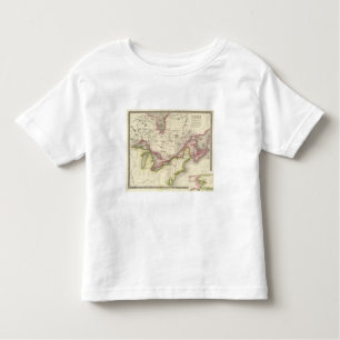 T-shirt Pour Les Tous Petits Le Canada, le nouveau Brusnwick, et la