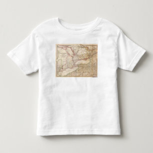 T-shirt Pour Les Tous Petits Le Canada supérieur, NY, Penn, Mich