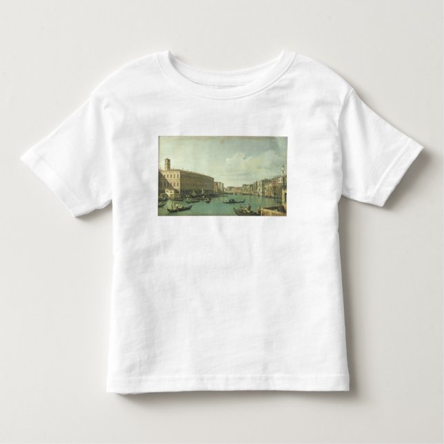 T-shirt Pour Les Tous Petits Le canal grand du pont de Rialto (Devant)