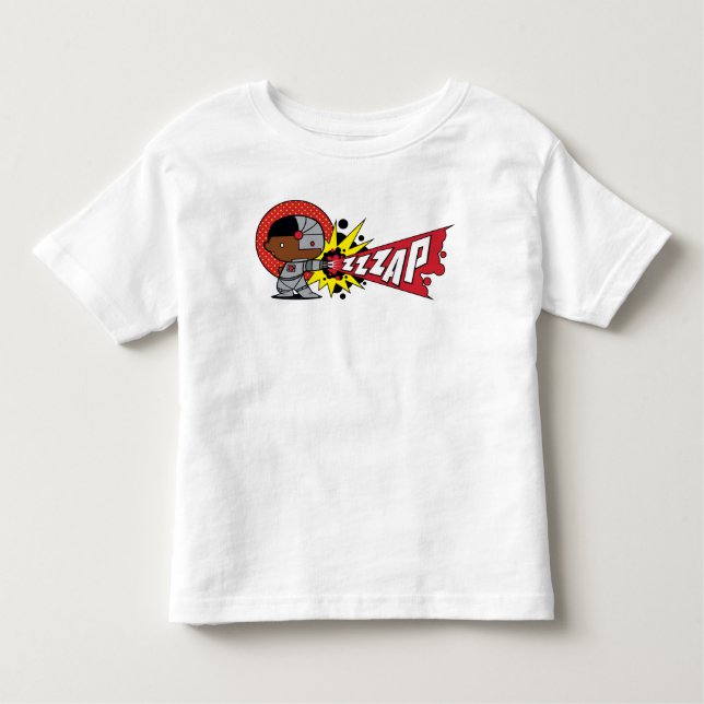 T-shirt Pour Les Tous Petits Le canon Cybernétique de Chibi Cyborg (Devant)