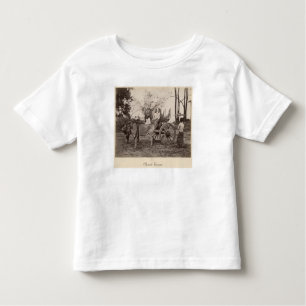 T-shirt Pour Les Tous Petits Le chariot a tiré par deux boeufs à Mandalay,