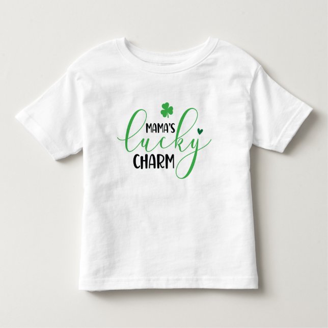 T-shirt Pour Les Tous Petits Le charme chanceux de maman (Devant)