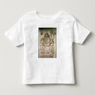 T-shirt Pour Les Tous Petits Le Christ dans la majesté avec quatre symboles