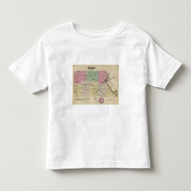 T-shirt Pour Les Tous Petits Le comté d'Atchison, le Kansas (Devant)