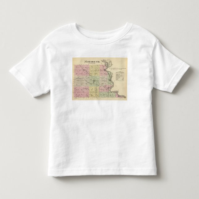 T-shirt Pour Les Tous Petits Le comté de Nemaha, Nébraska (Devant)