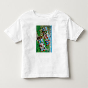 T-shirt Pour Les Tous Petits Le comté de Santa Cruz, la Californie