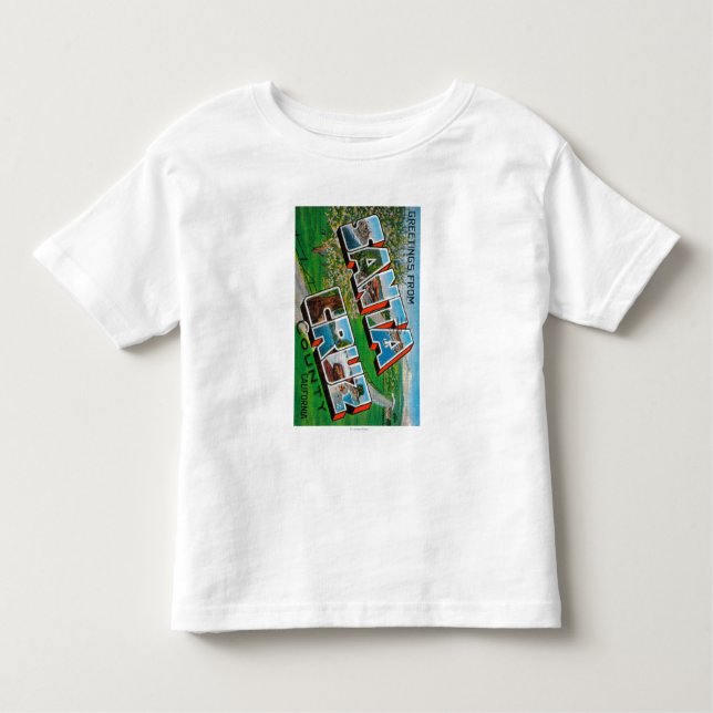 T-shirt Pour Les Tous Petits Le comté de Santa Cruz, la Californie (Devant)