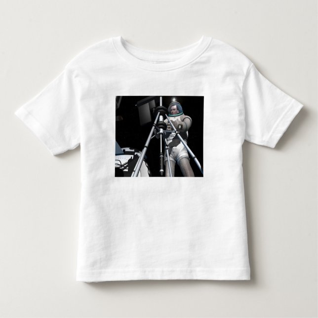 T-shirt Pour Les Tous Petits Le concept artistique de l'exploration spatiale fu (Devant)