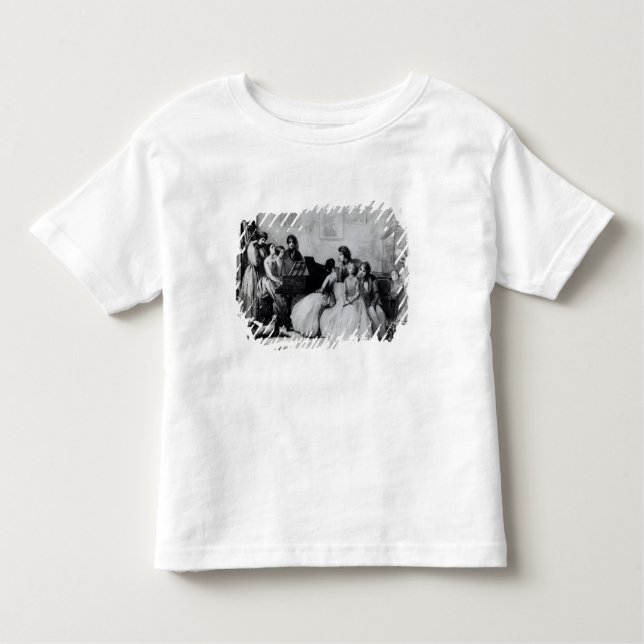 T-shirt Pour Les Tous Petits Le concert de salon (Devant)