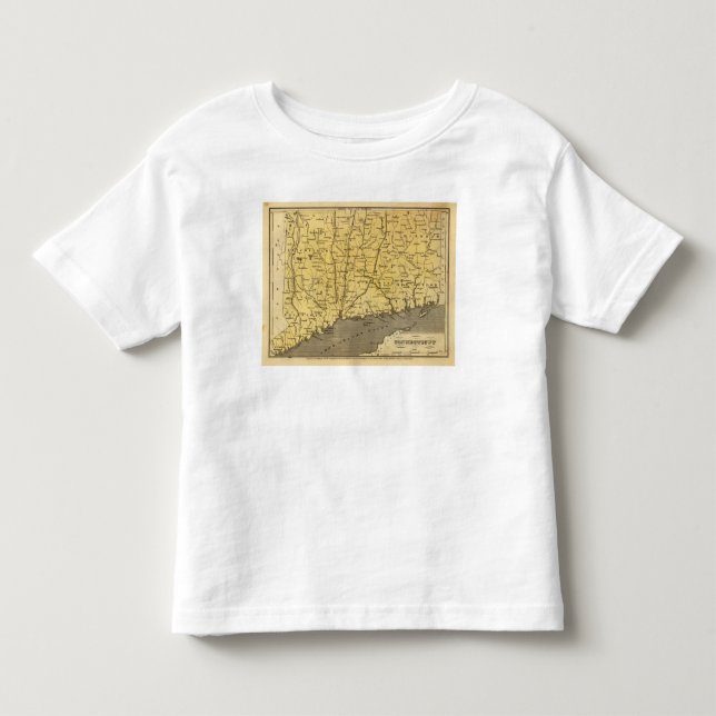 T-shirt Pour Les Tous Petits Le Connecticut 4 (Devant)