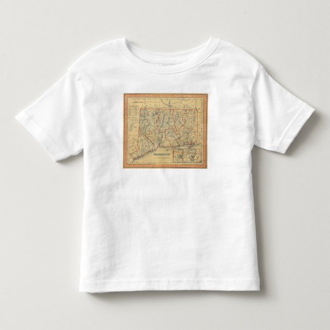 T-shirt Pour Les Tous Petits Le Connecticut 6 (Devant)