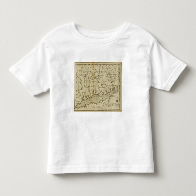 T-shirt Pour Les Tous Petits Le Connecticut 8 (Devant)