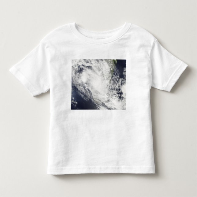 T-shirt Pour Les Tous Petits Le cyclone tropical Fami survole Madagascar (Devant)
