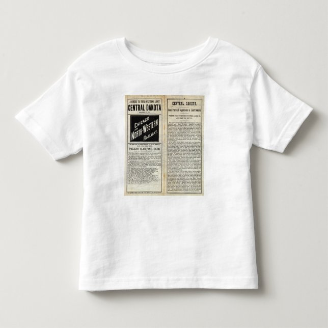 T-shirt Pour Les Tous Petits Le Dakota central (Devant)