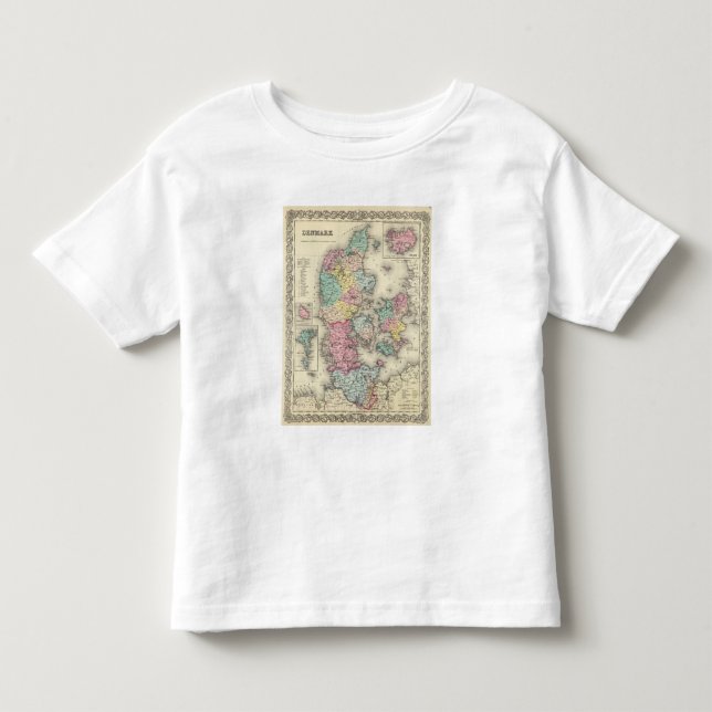 T-shirt Pour Les Tous Petits Le Danemark 11 (Devant)