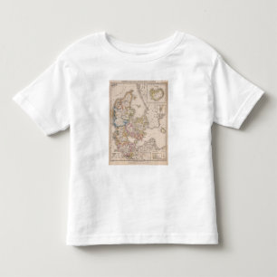T-shirt Pour Les Tous Petits Le Danemark et l'Allemagne