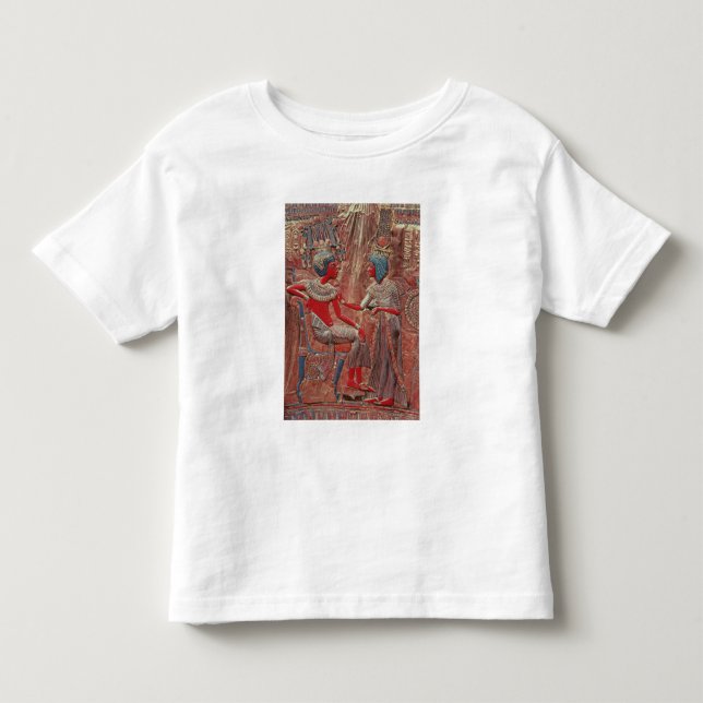T-shirt Pour Les Tous Petits Le dos du trône de Tutankhamun (Devant)